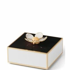Best deal π₯ Kate Spade New York Make It Pop Floral Black & White Covered Keepsake Box π―