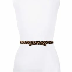 Best reviews of 🥰 Kate Spade New York 0.75#double; Leopard Haircalf Leather Bow Belt Lovely Leopard 🛒