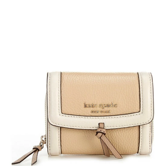 Budget π₯° Kate Spade New York Knott Colorblock Compact Leather Wallet Warm Stone Multi β 1 Budget π₯° Kate Spade New York Knott Colorblock Compact Leather Wallet Warm Stone Multi β