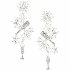 Flash Sale 💯 Kate Spade New York Cheers To That Statement Drop Earrings Neutral Multi 🎉