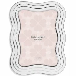 Flash Sale 🔥 Kate Spade New York South Street 5#double; X 7#double; Wave Picture Frame Silver 🔥