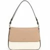 Outlet 🔥 Kate Spade New York Colorblock Pebble Leather Medium Convertible Shoulder Bag Parchment Multi ❤️