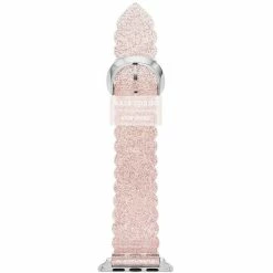 Top 10 ✔️ Kate Spade New York Pink Glitter Jelly Polyurethane 38/40/41mm Band For Apple ⌚ Watch® 🎁