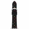 New 😀 Kate Spade New York Black Multicolor Dot Silicone 38/40/41mm Band For Apple ⌚ Watch® 💯