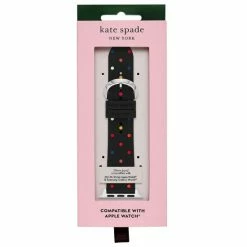 New 😀 Kate Spade New York Black Multicolor Dot Silicone 38/40/41mm Band For Apple ⌚ Watch® 💯 -Kate Spade New York shop unnamed file 1136