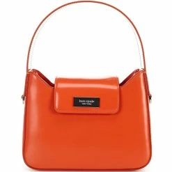 Hot Sale 🥰 Kate Spade New York Sam Icon Mini Hobo Bag Fiery Orange 🔔