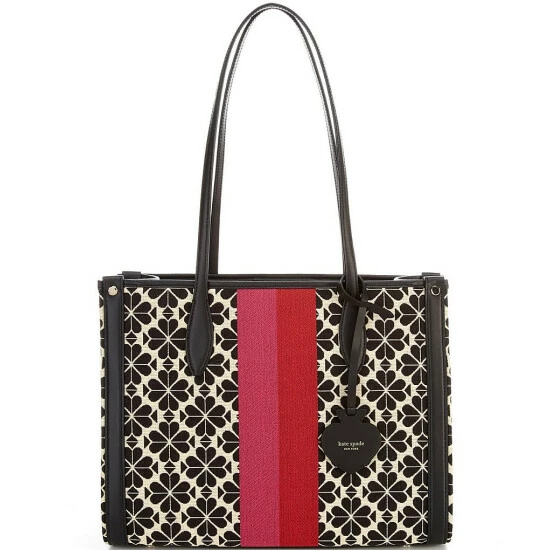 Best deal π€© Kate Spade New York Medium Market Spade Flower Stripe Tote Bag Cream Multi π 1 Best deal π€© Kate Spade New York Medium Market Spade Flower Stripe Tote Bag Cream Multi π
