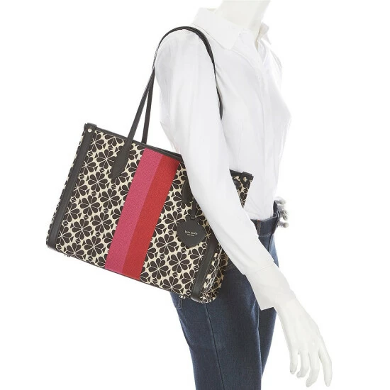 Best deal π€© Kate Spade New York Medium Market Spade Flower Stripe Tote Bag Cream Multi π 4 Best deal π€© Kate Spade New York Medium Market Spade Flower Stripe Tote Bag Cream Multi π - Image 4