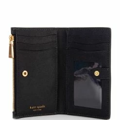 Discount 🌟 Kate Spade New York Gala Stone Embellished Saffiano Leather Small Bifold Wallet Black Multi 🥰 -Kate Spade New York shop unnamed file 1186