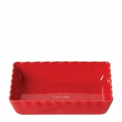 Cheapest 🤩 Kate Spade New York Make It Pop Rectangular Red Baking Dish ✨