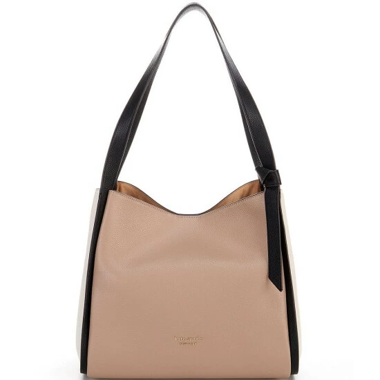 Buy π₯ Kate Spade New York Knott Colorblock Large Leather Shoulder Bag Warm Stone Multi π 1 Buy π₯ Kate Spade New York Knott Colorblock Large Leather Shoulder Bag Warm Stone Multi π