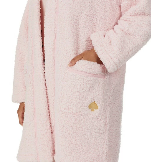 Best Sale π Kate Spade New York Long Sleeve Cozy Sherpa Cardigan Winter White π 4 Best Sale π Kate Spade New York Long Sleeve Cozy Sherpa Cardigan Winter White π - Image 4