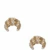Deals 👏 Kate Spade New York Patisserie Croissant Stud Earrings Neutral Multi 👏