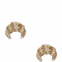 Deals 👏 Kate Spade New York Patisserie Croissant Stud Earrings Neutral Multi 👏
