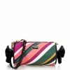 New 😀 Kate Spade New York Sweet Treats Festive Multi Stripe Jacquard Small Barrel Crossbody Bag 🛒