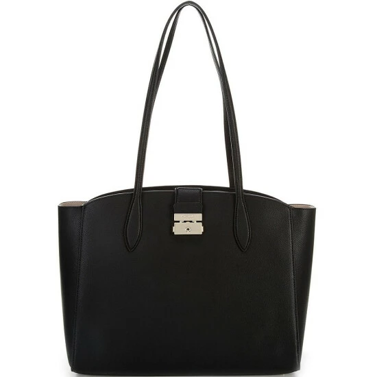 Cheap ❤️ Kate Spade New York Voyage Large Leather Work Tote Bag Black 🥰 1 Cheap ❤️ Kate Spade New York Voyage Large Leather Work Tote Bag Black 🥰