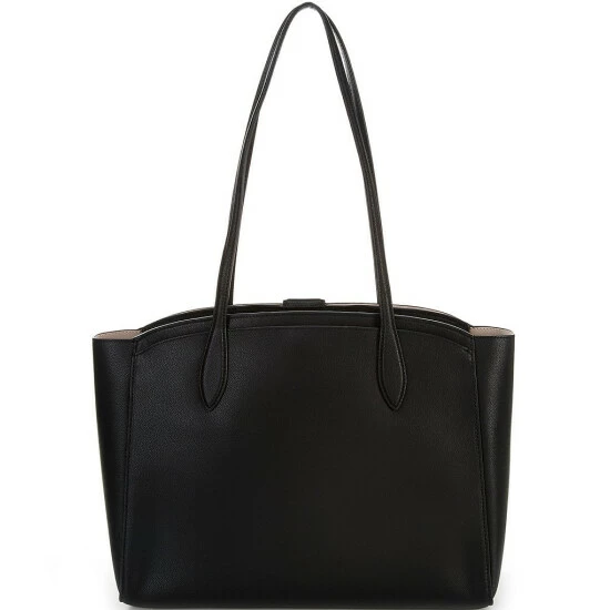 Cheap ❤️ Kate Spade New York Voyage Large Leather Work Tote Bag Black 🥰 2 Cheap ❤️ Kate Spade New York Voyage Large Leather Work Tote Bag Black 🥰 - Image 2