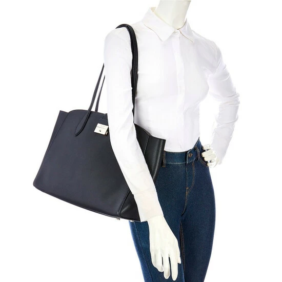 Cheap ❤️ Kate Spade New York Voyage Large Leather Work Tote Bag Black 🥰 4 Cheap ❤️ Kate Spade New York Voyage Large Leather Work Tote Bag Black 🥰 - Image 4