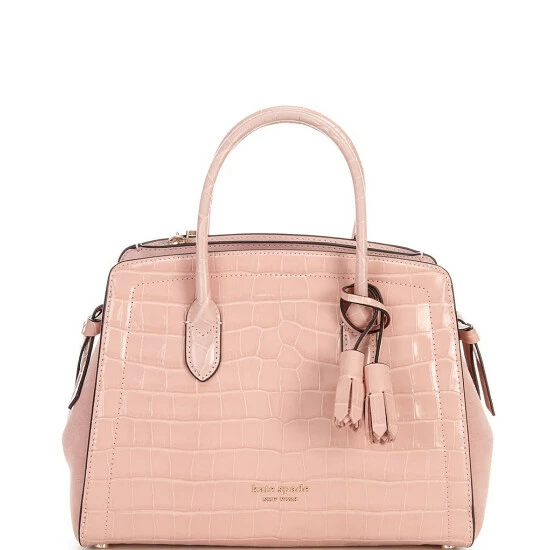 Cheapest π― Kate Spade New York Knott Croco-Embossed Leather Medium Satchel Bag Medieval Forest π€© 5 Cheapest π― Kate Spade New York Knott Croco-Embossed Leather Medium Satchel Bag Medieval Forest π€© - Image 5