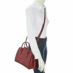Best deal 💯 Kate Spade New York Knott Pebble Leather Medium Satchel Bag Autumnal Red ⭐ -Kate Spade New York shop unnamed file 1287
