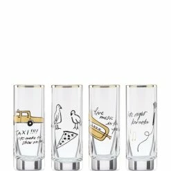 Deals π Kate Spade New York Good Times In A New York Minute Man Shot Glasses, Set Of 4 No Color π