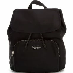Best reviews of π Kate Spade New York Sam The Little Better Nylon Medium Flap π Backpack Black π