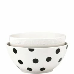 Outlet 🎁 Kate Spade New York All In Good Taste 2-Piece Stoneware Mixing Bowl Set 😉