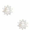 Promo 👏 Kate Spade New York Sunny Halo Stud Earrings White Multi 🔥
