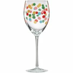 Hot Sale π Kate Spade New York It's Raining Confetti Wine Glass π