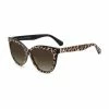 Coupon 🔔 Kate Spade New York Daesha Leopard Polarized Butterfly 👓 Sunglasses Black Leopard ❤️