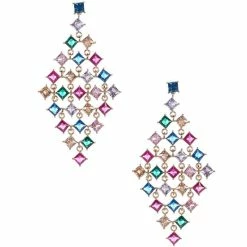 Hot Sale ⭐ Kate Spade New York Light Up The Room Statement Chandelier Earrings Multi ✨