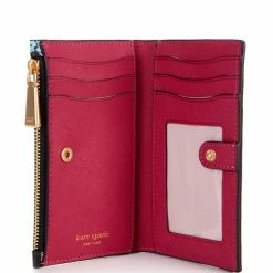 Best Sale 💯 Kate Spade New York Morgan Assorted Candies Embossed Saffiano Leather Small Slim Bifold Wallet Black Multi 😀 -Kate Spade New York shop unnamed file 1368