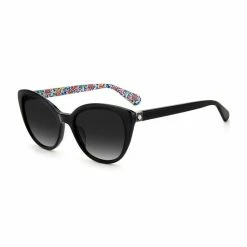 Best reviews of 🎉 Kate Spade New York 👩 Women's Amberlee 55mm Floral Detail Cat Eye 👓 Sunglasses Black 😉