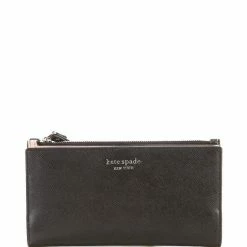 Deals ๐ Kate Spade New York Spencer Continental Wristlet Black ๐
