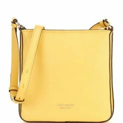 New 🥰 Kate Spade New York Hudson Pebbled Leather Small Messenger Bag Morning Light 🔔 -Kate Spade New York shop unnamed file 139