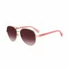 Outlet 👏 Kate Spade New York 👩 Women's Averie Aviator 👓 Sunglasses Red Gold 😀