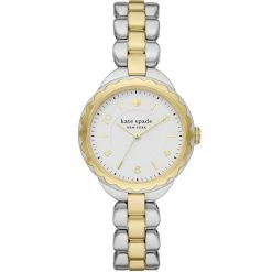 Best deal 👏 Kate Spade New York 👩 Women's Morningside Three-Hand Two-Tone Stainless Steel Bracelet ⌚ Watch Two Tone 🛒
