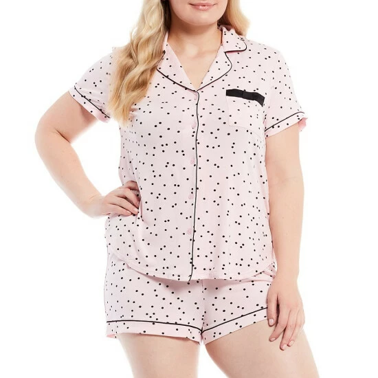Hot Sale π Kate Spade New York Plus Size Dot Print Jersey Shorty Coordinating Pajama Set Pink Dot π 1 Hot Sale π Kate Spade New York Plus Size Dot Print Jersey Shorty Coordinating Pajama Set Pink Dot π