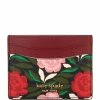 Deals 🔥 Kate Spade New York Morgan Rose Garden Credit Card Holder Black Multi ✨