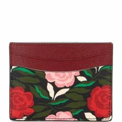 Deals 🔥 Kate Spade New York Morgan Rose Garden Credit Card Holder Black Multi ✨ -Kate Spade New York shop unnamed file 1458