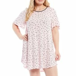 Brand new π₯° Kate Spade New York Plus Size Dot Print Jewel Neck Jersey Knit Nightgown Pink Dot π―