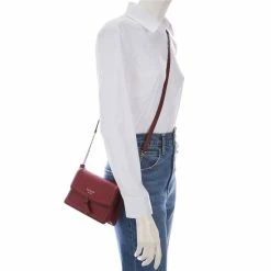 Hot Sale 🧨 Kate Spade New York Knott Pebbled Leather Flap Crossbody Bag Autumnal Red 😍 7 Hot Sale 🧨 Kate Spade New York Knott Pebbled Leather Flap Crossbody Bag Autumnal Red 😍 -Kate Spade New York shop unnamed file 1482