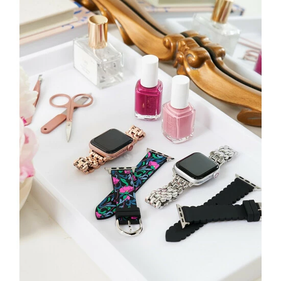 Best Pirce 🎁 Kate Spade New York Rose Gold 38/40mm Apple ⌚ Watch® Scallop Bracelet Strap 🌟 5 Best Pirce 🎁 Kate Spade New York Rose Gold 38/40mm Apple ⌚ Watch® Scallop Bracelet Strap 🌟 - Image 5