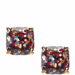 New 💯 Kate Spade New York Mini Small Square Stud Earrings Rose Gold 😉 -Kate Spade New York shop unnamed file 153