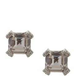 Best Pirce 👏 Kate Spade New York Dazzle Stud Earrings Clear/silver 🤩