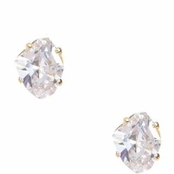 Deals ⌛ Kate Spade New York Treasure Trove Geo Stud Earrings Clear 💯