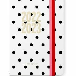 Brand new ⌛ Kate Spade New York Cabana Dot 17-Month Large Planner Black 🎁