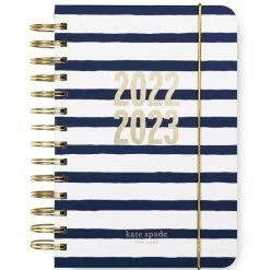 Coupon ❤️ Kate Spade New York Striped 17-Month Medium Planner Navy ❤️