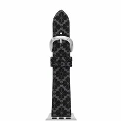 Best deal 🔔 Kate Spade New York Black Jacquard Fabric 38/40/41mm Band For Apple ⌚ Watch® 👏