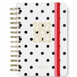 Deals 🛒 Kate Spade New York Cabana Dot 17-Month Medium Planner Black 🔔